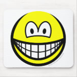 Bald smile   mousepad