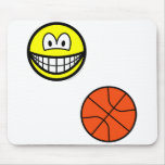 Basketball playing smile   mousepad