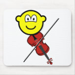 Violin playing buddy icon   mousepad
