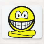 Yoga smile   mousepad
