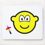 Guatemalan worry doll buddy icon   mousepad