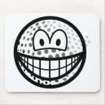 Golfball smile   mousepad