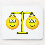 Libra emoticon Zodiac sign  mousepad