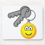 Key ring chain emoticon   mousepad