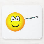 Ear cleaning emoticon   mousepad