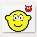 Devil on shoulder buddy icon   mousepad