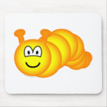 Caterpillar emoticon   mousepad