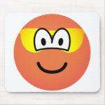 Sunburned emoticon   mousepad
