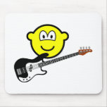 Bass playing buddy icon   mousepad