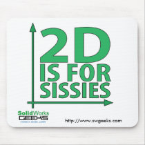 Mousepad - 2D For Sissies mousepads