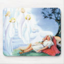 Mousepad-Angels watching over by forbes1954 Mousepad-Angels watching over
