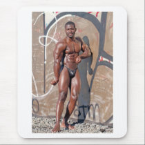 Mousepad, bodybuilder Jean SCUTT # 5A by Muscleshots Mousepad, bodybuilder Jean SCUTT # 5A