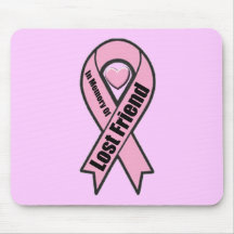 Mousepad - Breast Cancer - Lost Friend