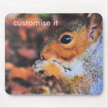 Mousepad de la ardilla alfombrilla de ratones