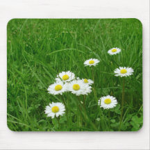 Mousepad del prado de la margarita tapetes de raton