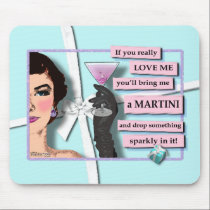 Mousepad - Diamonds & Martinis mousepads