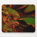 Mousepad Digital Abstract Art Feel The Green