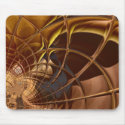 Mousepad Digital Abstract Art Golden Weave by shanmaree Mousepad Digital Abstract Art Golden Weave