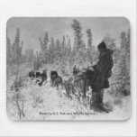 Mousepad / Dog Team on the Trail
