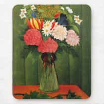 Mousepad Famous Artists floral Bouquet de fleurs