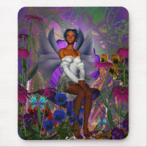 Mousepad Fantasy Art Garden Fairy by Darling_Gifts Mousepad Fantasy Art Garden Fairy