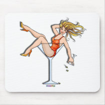 Mousepad - Girl In A Martini 2 - Olivia