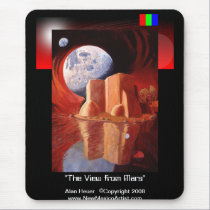 Mousepad - "God is in the Moon" mousepads