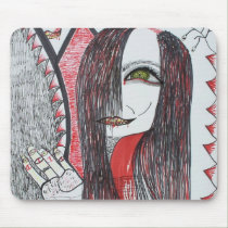 Mousepad - Gothic Art Drawing