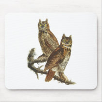 Mousepad: Great Horned Owl