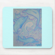Mousepad - Happy Dolphins