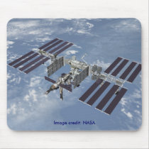 Mousepad / International Space Station by moxieann Mousepad / International Space Station