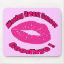 Mousepad - Kiss Breast Cancer Goodbye