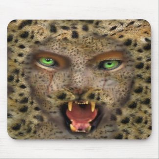 Mousepad,leopard Woman