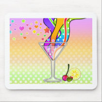 Mousepad - Maxxed Pop Art Martini mousepads