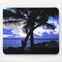 Mousepad Moonlight At Rainbow Bay Australia