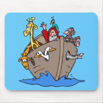 Mousepad - Noah's Ark by pawtraitart Mousepad - Noah's Ark