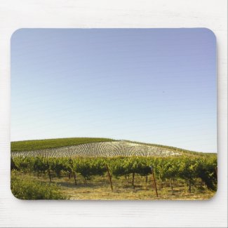Mousepad of Vineyard Scene. mousepad