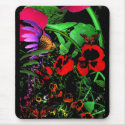 Mousepad Oil Floral Flowers At Night 2 by Darling_Gifts Mousepad Oil Floral Flowers At Night 2