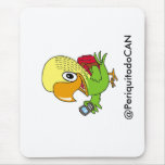 Mousepad Periquito Blackberry and knapsack