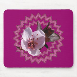 Mousepad - Plum blossom on medallian