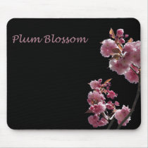 Mousepad, "Purple Plum Blossoms"