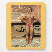 Mousepad, Randy Jackson by the Train # 14A mousepads