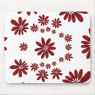 Mousepad Red Flowers mousepad