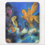 Mousepad: Roger & Angelica 2 by Odilon Redon mousepads