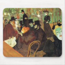 Mousepad: Rouge by Toulouse Lautrec by VintageCabaret Mousepad: Rouge by Toulouse Lautrec
