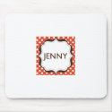 Mousepad - small centered logo by whatalovelyname Mousepad - small centered logo