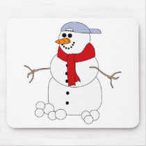 mousepad snowman by hazengraphics mousepad snowman
