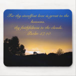 Mousepad: Sunset with Scripture