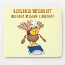 Mousepad - Thanksgiving Dieting Turkey mousepads