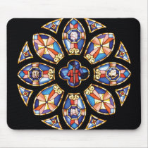 Mousepad "The Rose Window" by St_Martins_School Mousepad "The Rose Window"